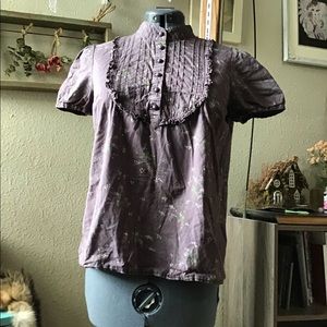 LAST CHANCE!! Floral Victorian Style Blouse